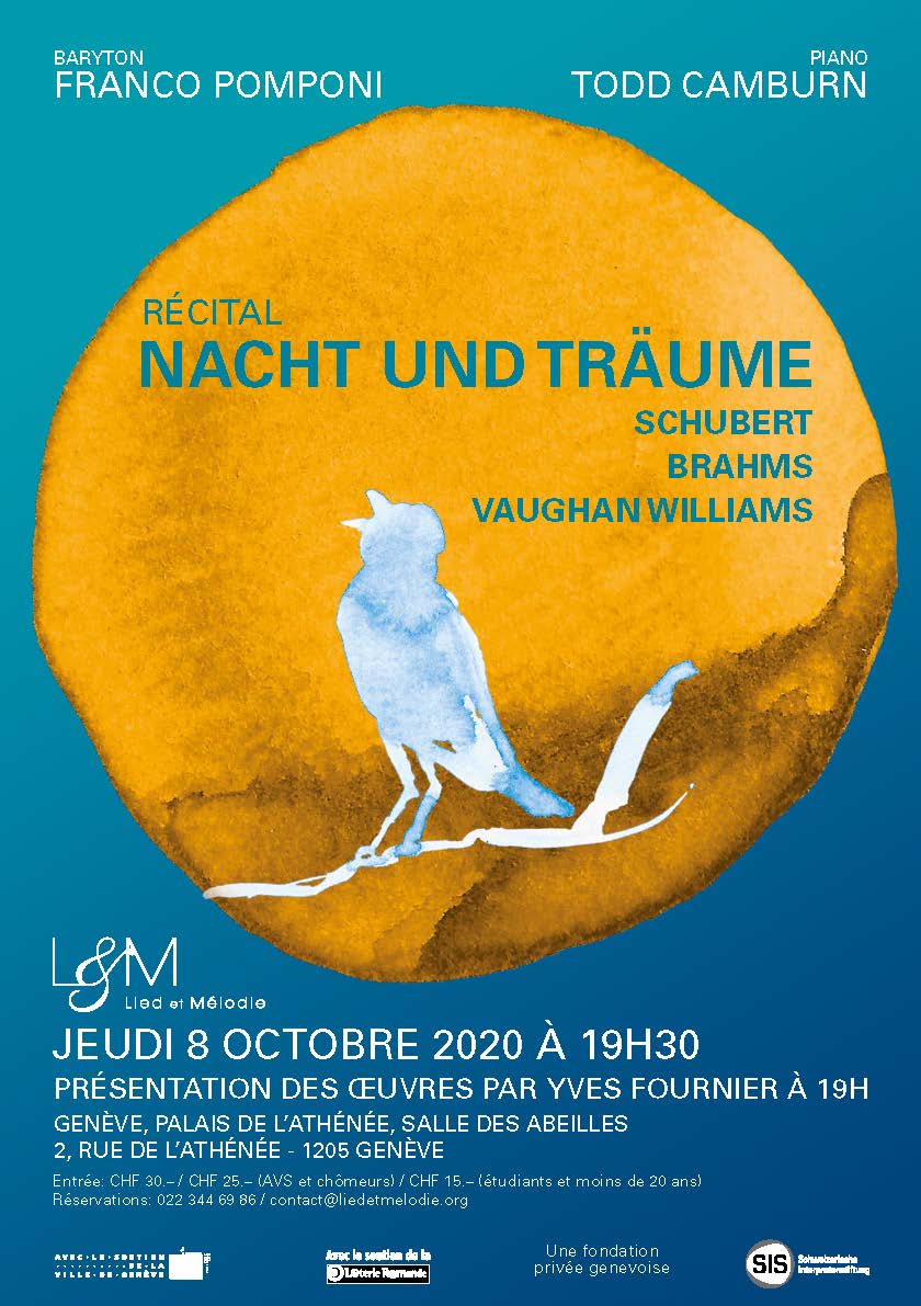 Récital du 8 octobre 2020 à 19h30