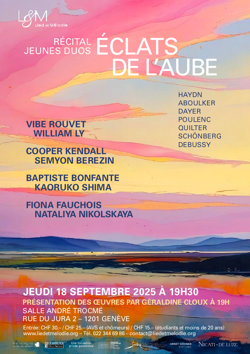 Récital du 18 septembre 2025